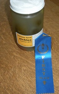 first place to curious farm pickles