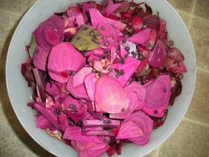 beets for the compost pile