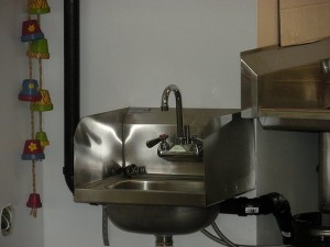 handwashing sink
